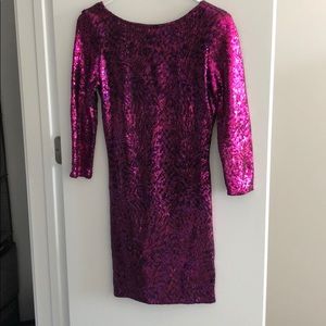 Sequin mini dress